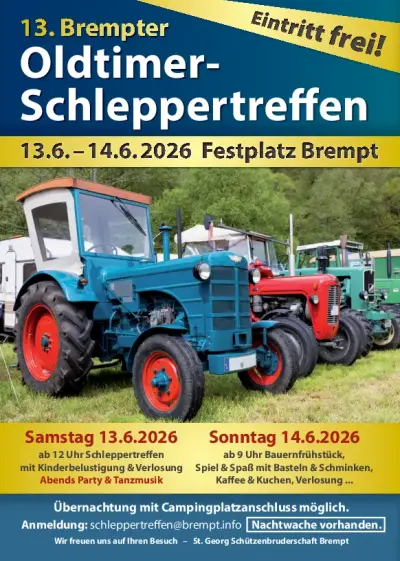 Schleppertreffen 2026